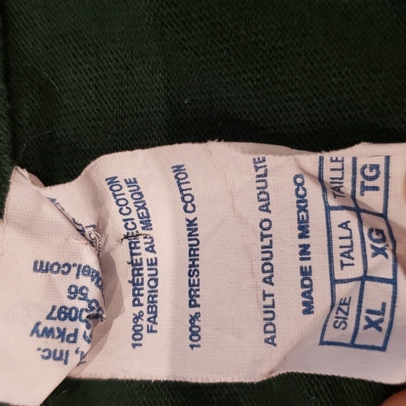 Delta Pro Weight T-Shirt Green 'The Pi Day 2015' Men's XL - Picture 9 of 11